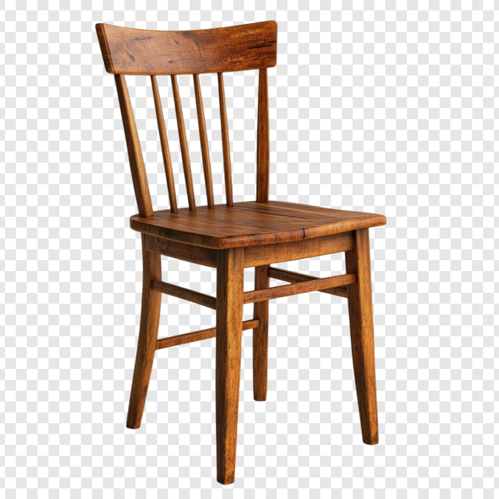 Round Wooden Chair