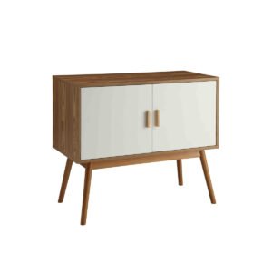 Modern TV Console with Book Shelf